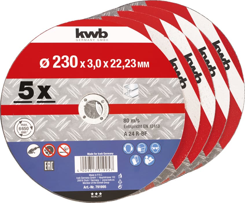  KWB 49791995 reznla ploča za metal 230 x 22 mm, 5 komada