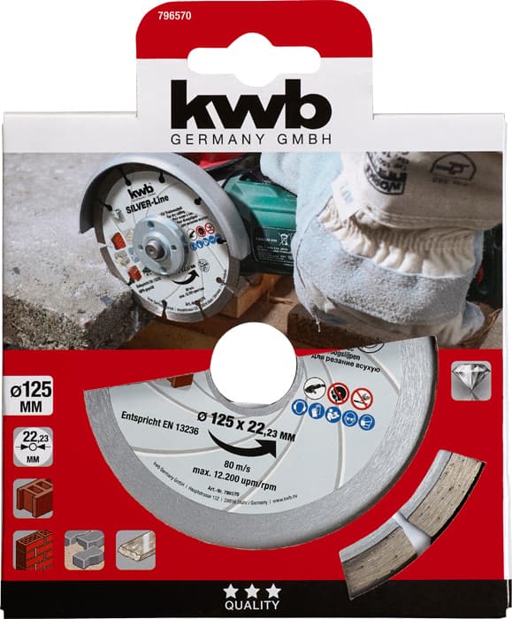  KWB 49796570 segmentirani dijamantski disk 125 mm - slika 2
