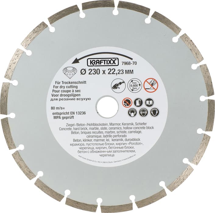  KWB 49796870 segmentirani dijamantski disk 230 mm - slika 2