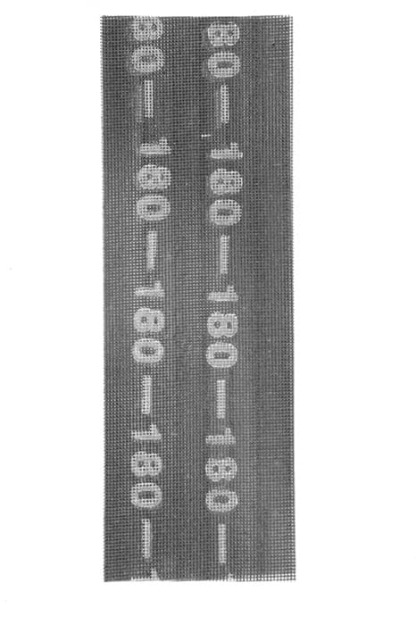  KWB 49854180 Brusni papir 93x280 GR180 SB 2/1 | mrežasti, za gipskarton/boju/rđu - slika 2