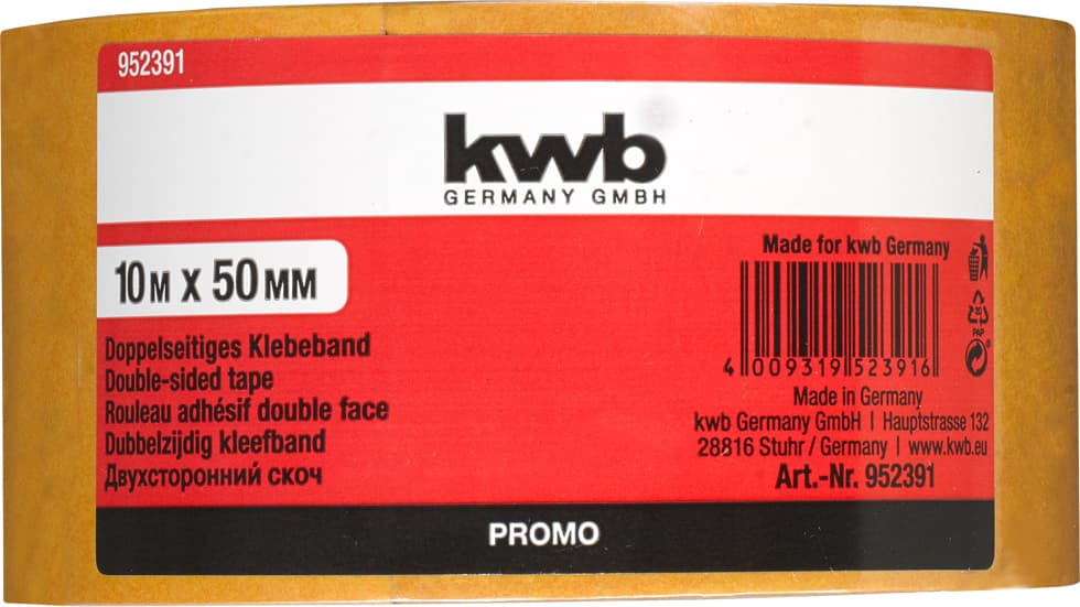  KWB 49952391 dvostrana lepljiva traka, 10 m x 50 mm - slika 3