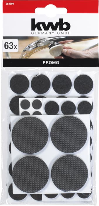  KWB 49953390 samolepivi jastučići za nameštaj, set 63 dela - slika 2