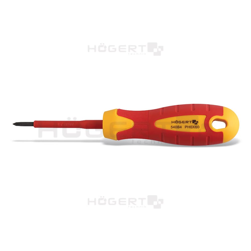 Hogert HT1S924 odvijač izolirani ph2 100 mm, 1000 v