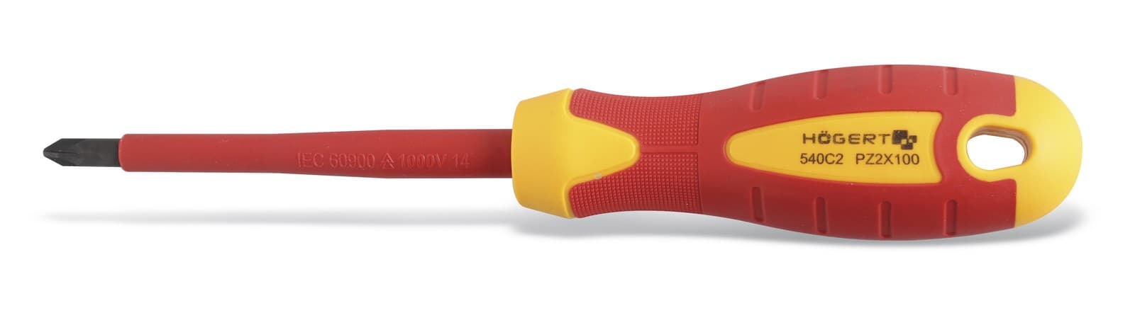 Hogert HT1S944 odvijač izolirani pz2 100 mm, 1000 v - slika 2