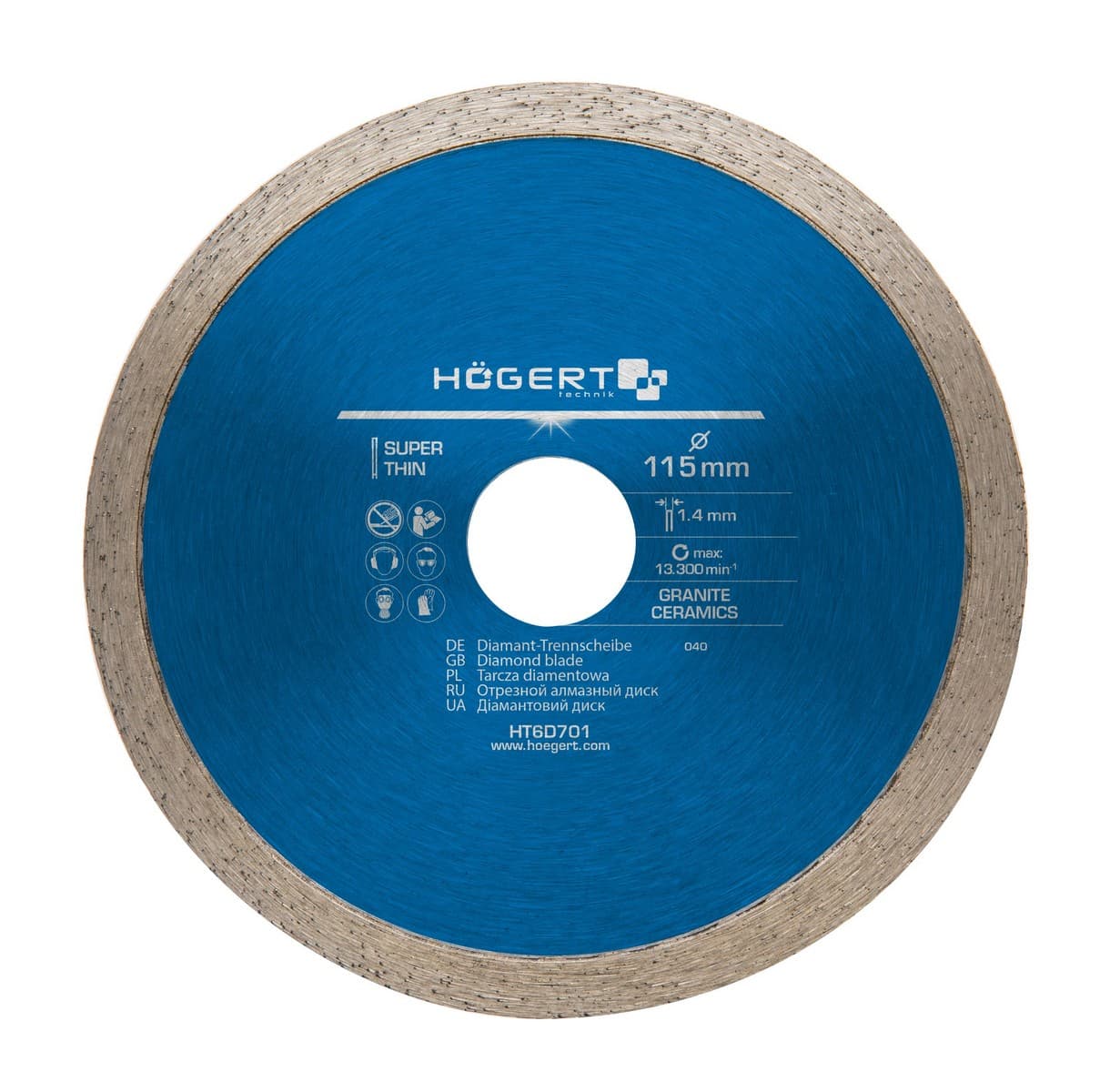Hogert HT6D701 rezni dijamantni disk 115 mm - slika 2