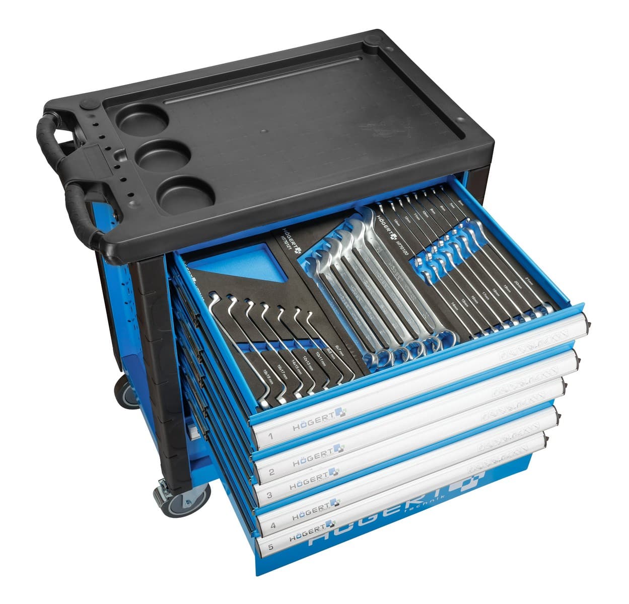 Hogert HT7G056 kolica sa alatom, 214 alata - slika 2