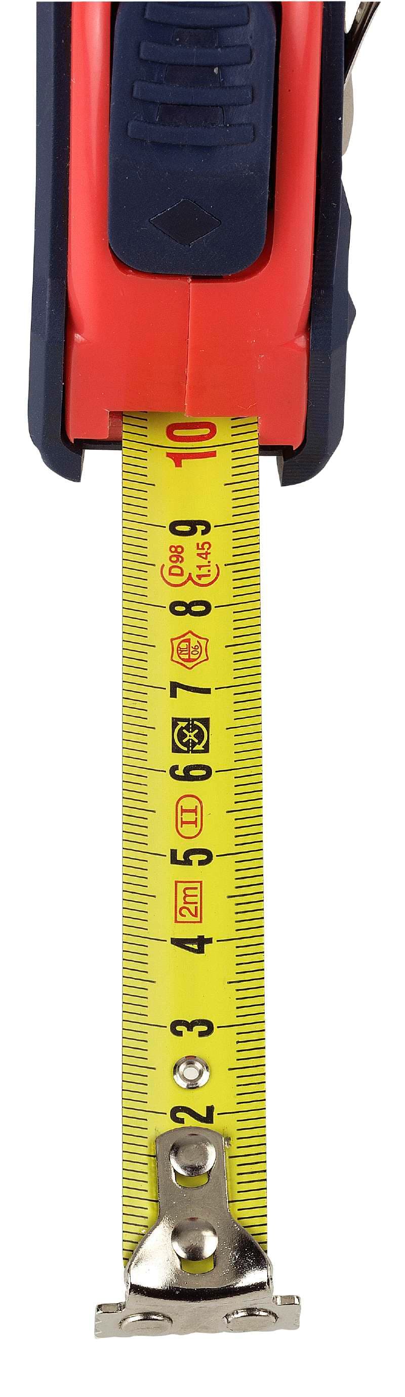  KWB 49060102 Precisa metar 2m x 16mm čelik | magnetni vrh, s gumenim umecima - slika 2