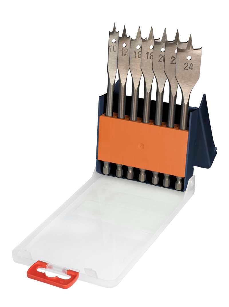  KWB 49512250 Set pljosnatih burgija, 7 delova - slika 2