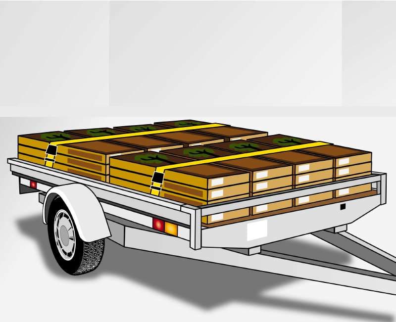  KWB 49772242 4 kaiša 25 sa zatezačem i 2 kuke 2.5m | TUEV,  od poliestera - slika 4