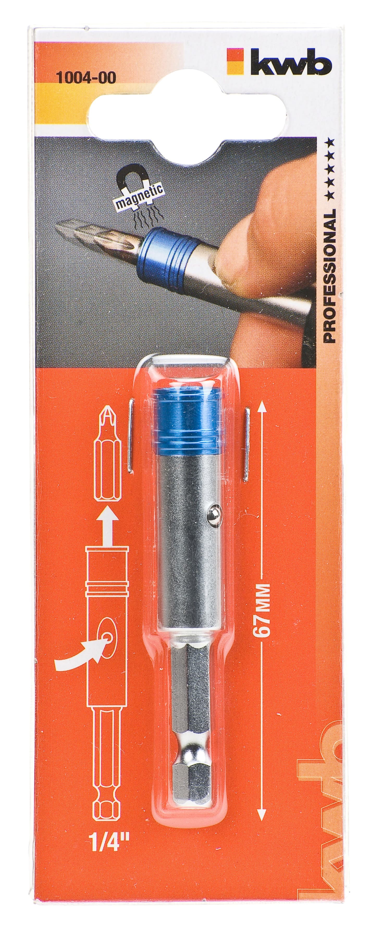  KWB 49100400 Automatski magnetni držač nastavaka 65 1/4", brzI prihvat - slika 2