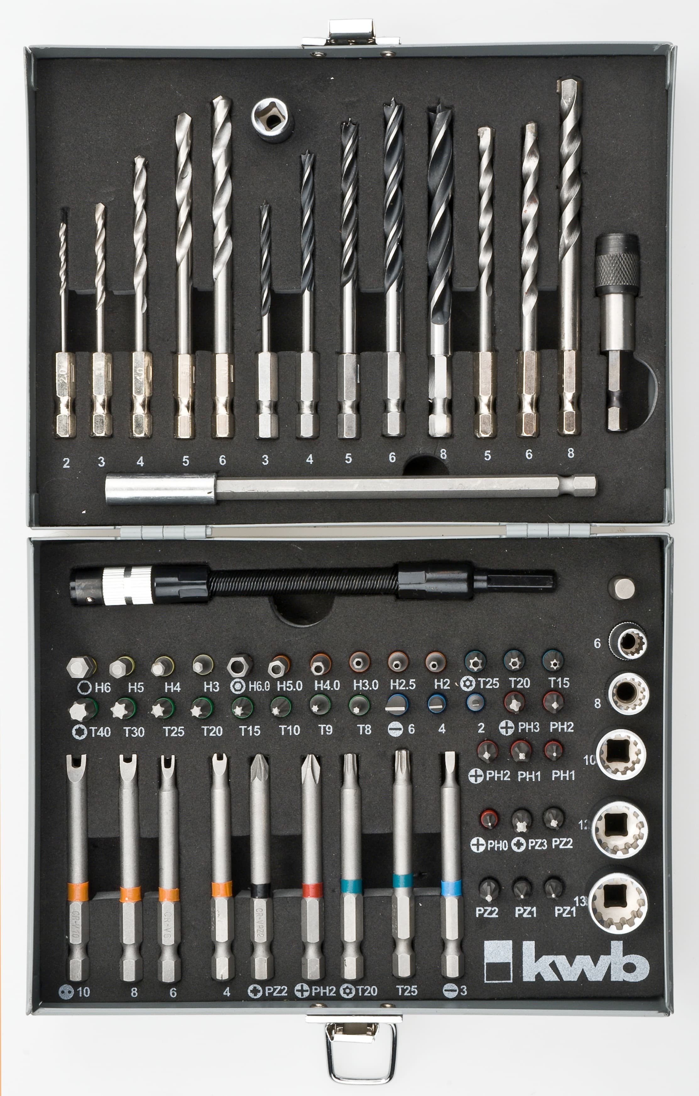  KWB 49106300 POWERBOX STANDARD set nastavaka/burgija/nasadnih 67 delova,  u koferu