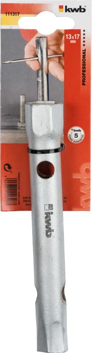  KWB 49111317 Cevasti ključ 13 x 17 | CrV, DIN 896