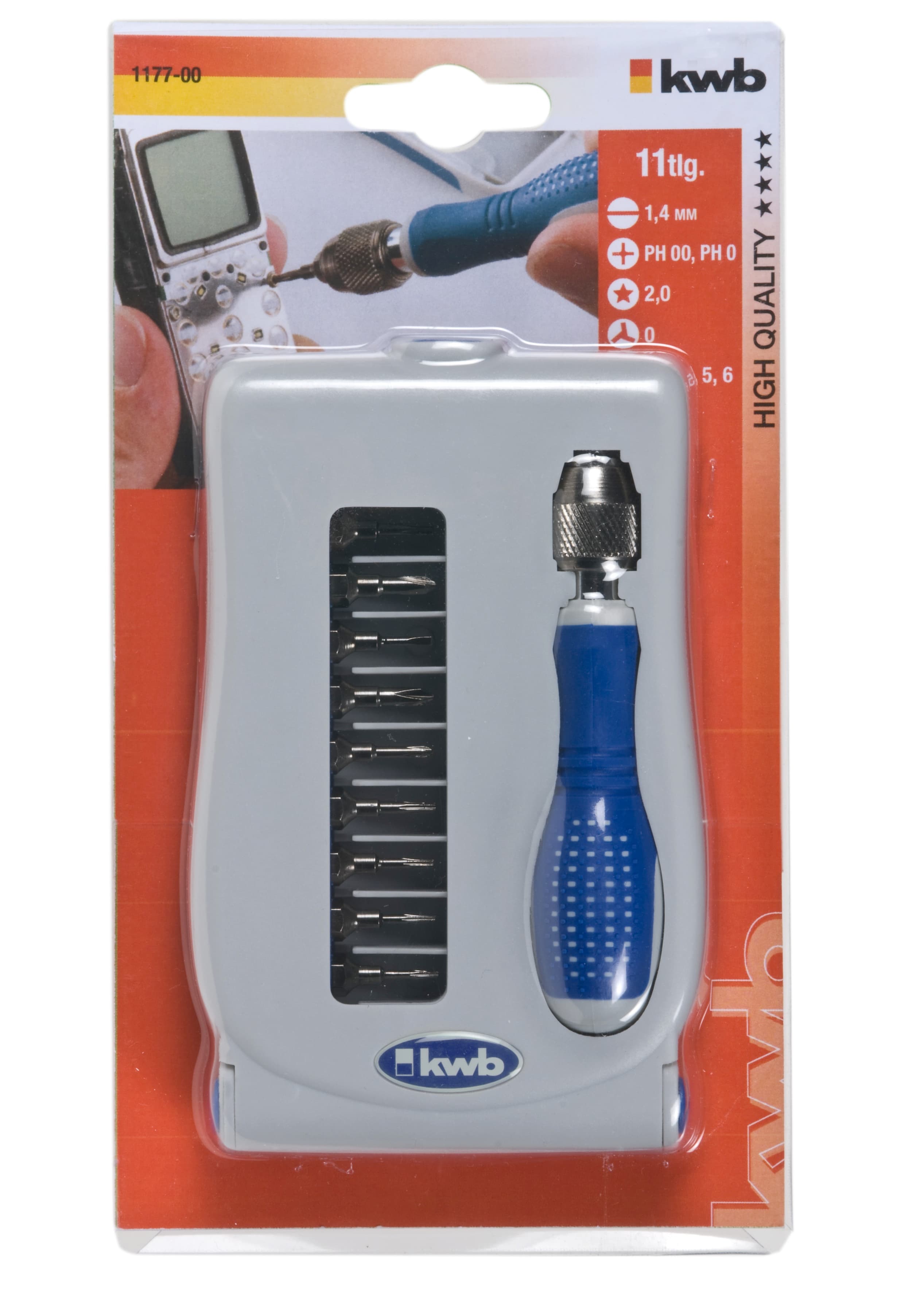  KWB 49117700 set preciznih odvijača, 11 delova - slika 2
