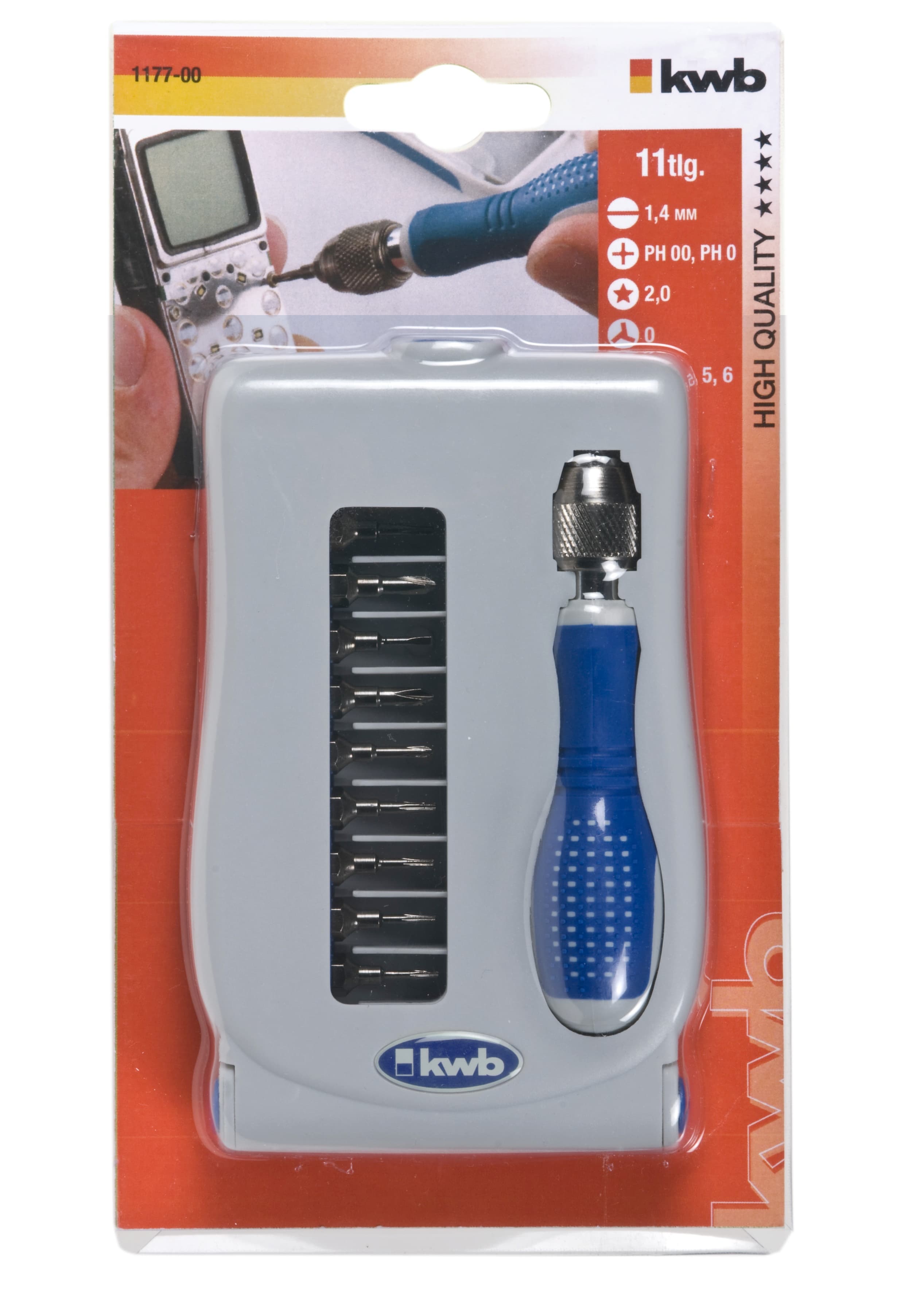  KWB 49117700 set preciznih odvijača, 11 delova - slika 3
