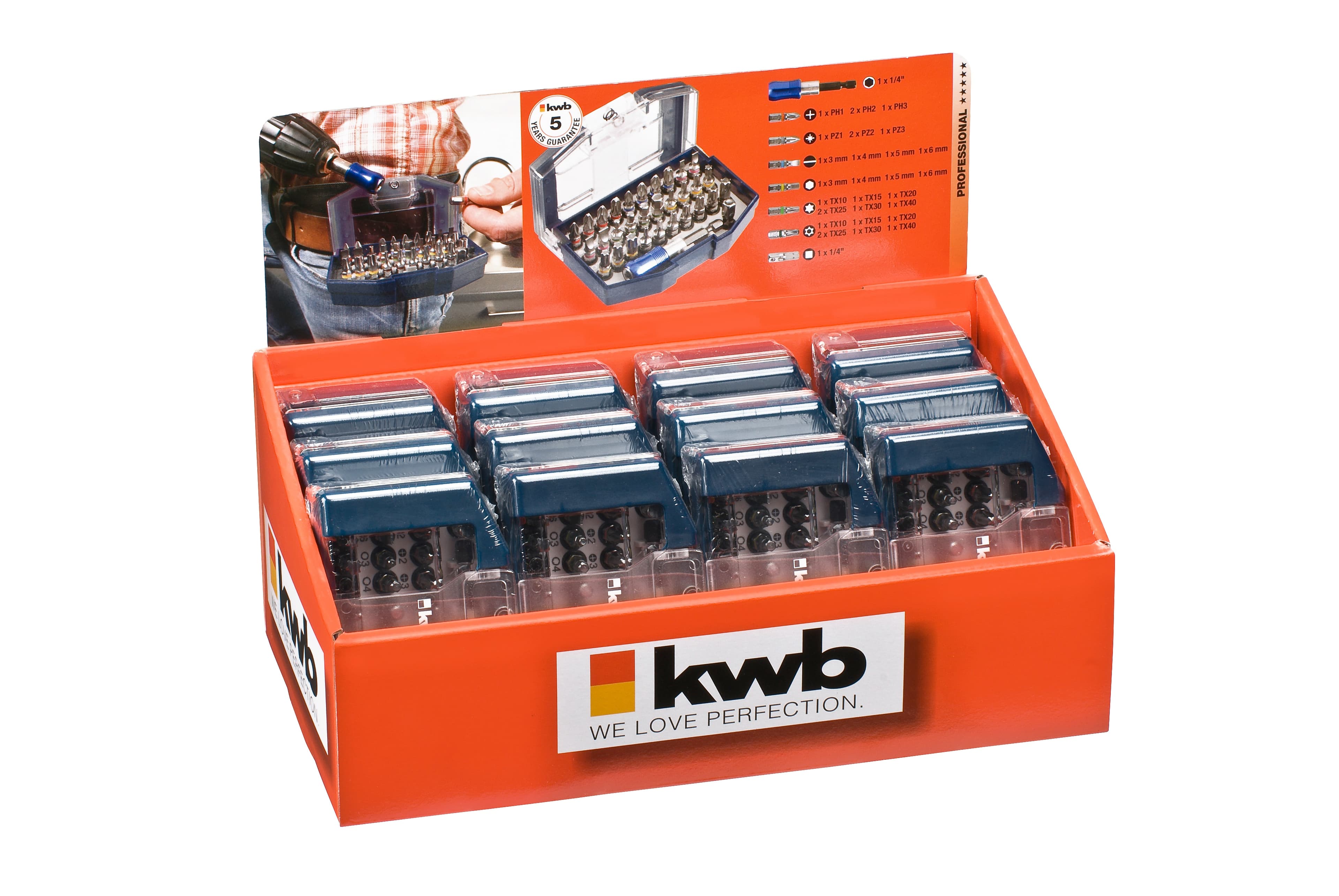  KWB 49118800 Bit-Box STANDARD set 32/1 | nastavci i magnetni držač nastavaka - slika 4