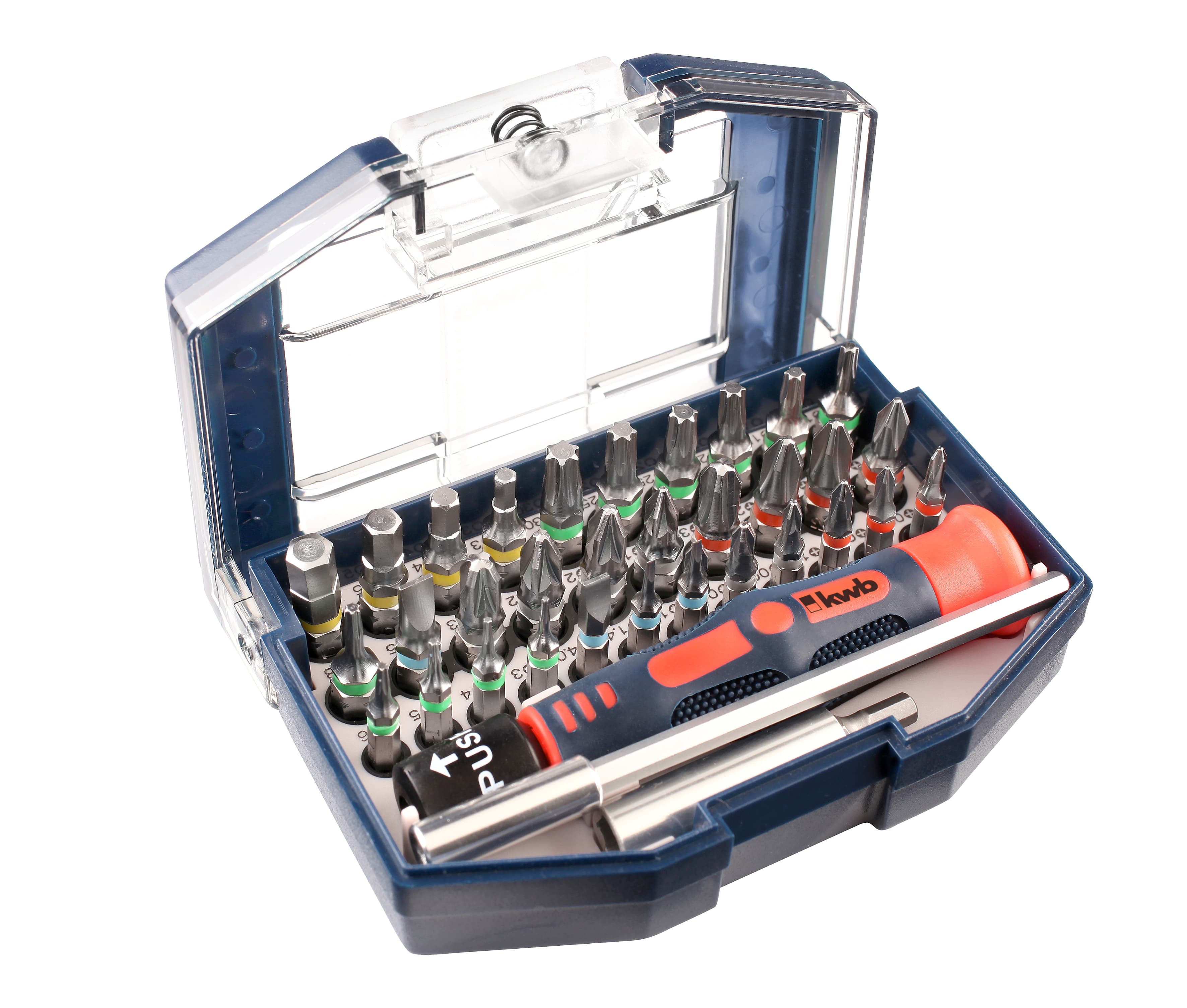  KWB 49119000 Bit-Box STANDARD set 35/1 | nastavci i magnetni držač nastavaka sa ručkom