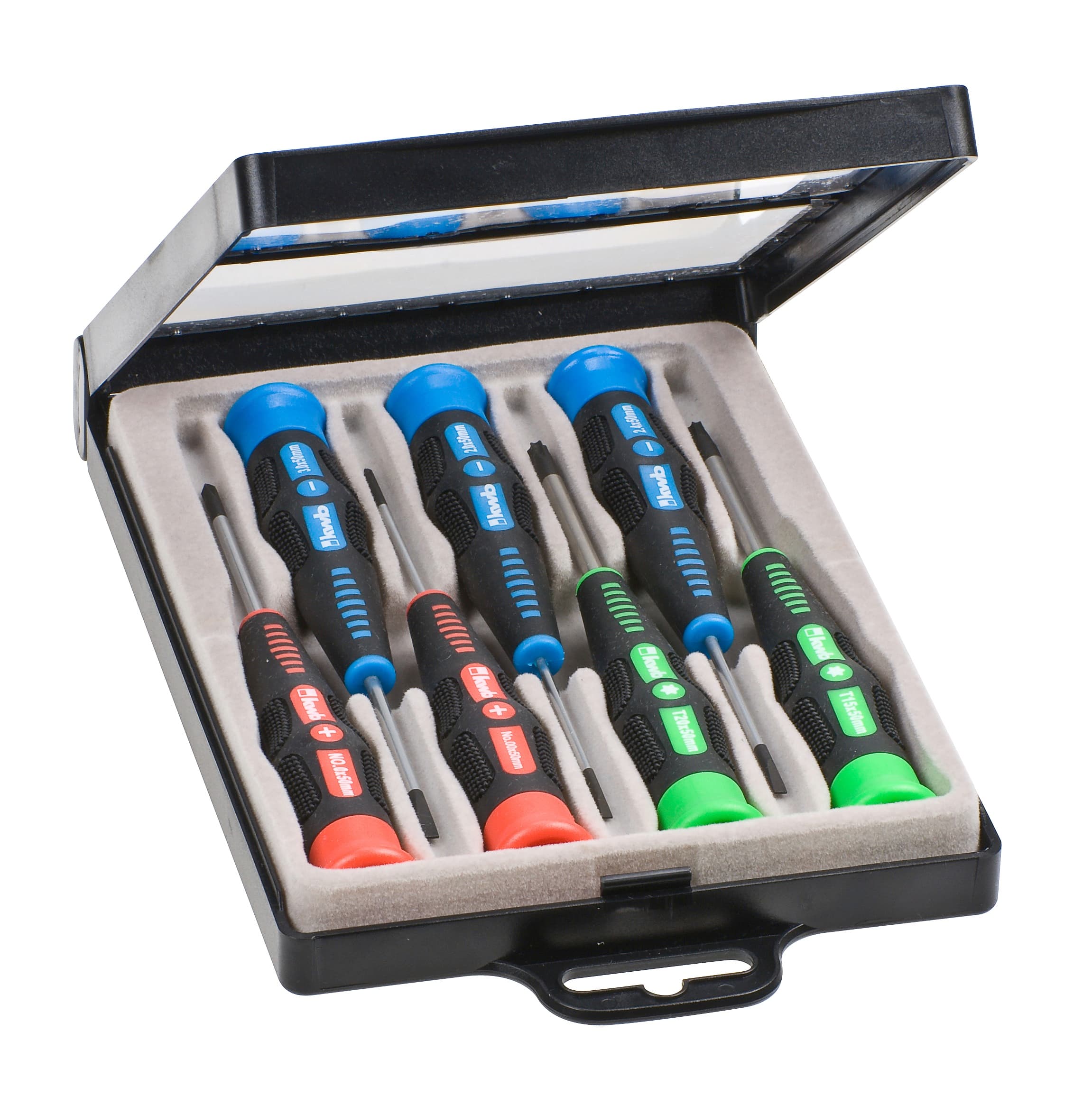  KWB 49146200 Profi set preciznih odvijača, 7/1 | CrV, FL+PH+T