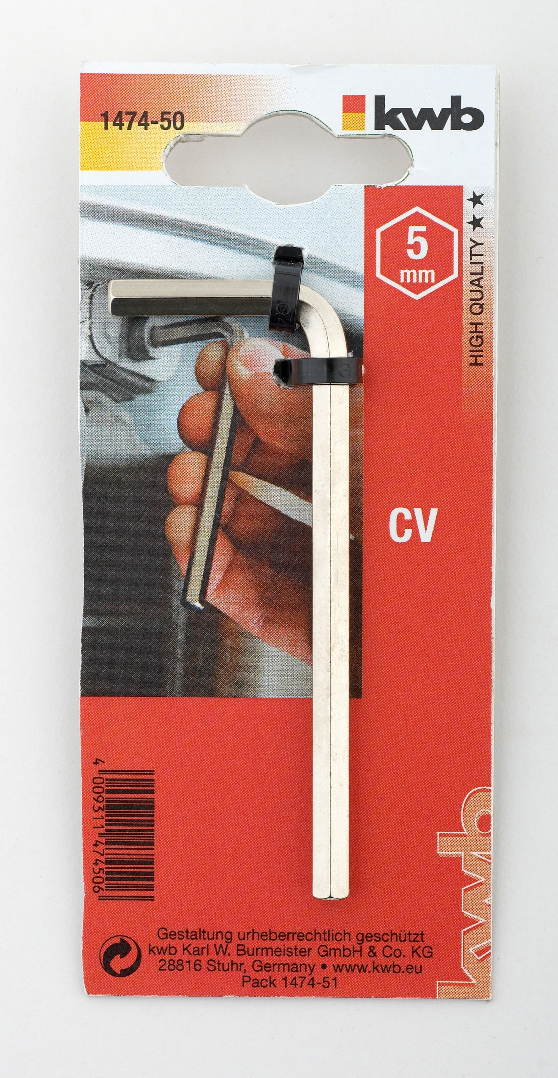  KWB 49147415 Imbus ključ sa kuglicom 1.5 | CrV, DIN 911, HEXAGON - slika 2