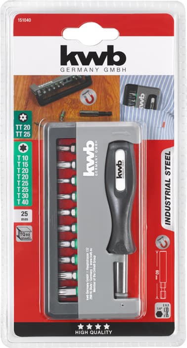  KWB 49151040 Bit Box set bitova T / TT, 12 delova - slika 8