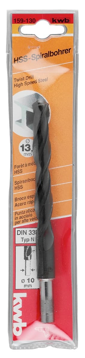 KWB 49159150 HSS sužena burgija za metal (10) 15, DIN 338, valjana - slika 2