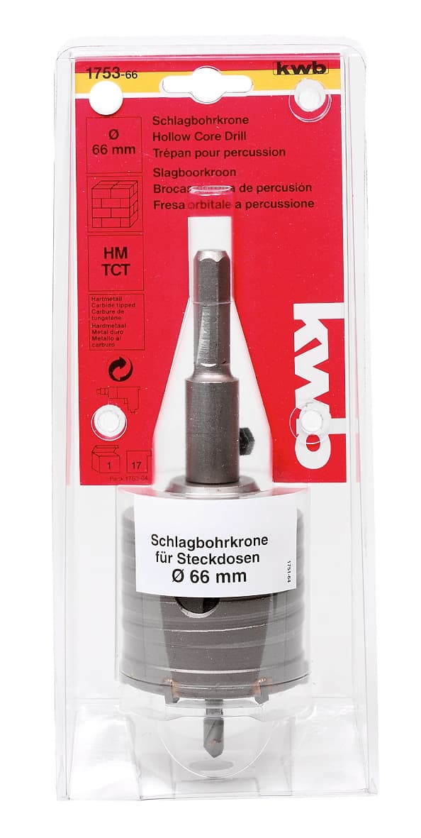  KWB 49175380 kruna za beton, sa ivicom ojačanom karbidom, 80 mm CD - slika 2