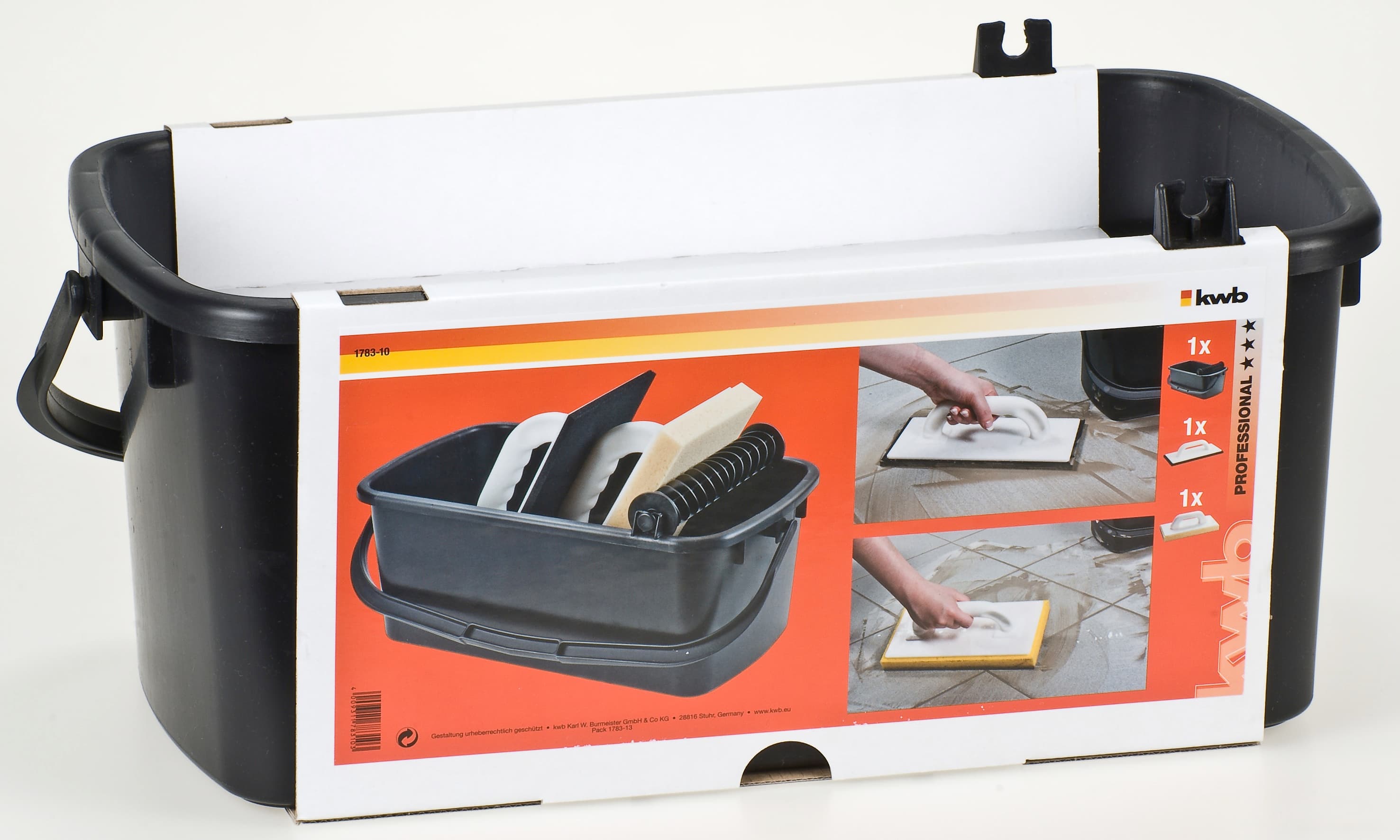  KWB 49178310 set za čišćenje pločica, kanta 10l, 3 dela - slika 3