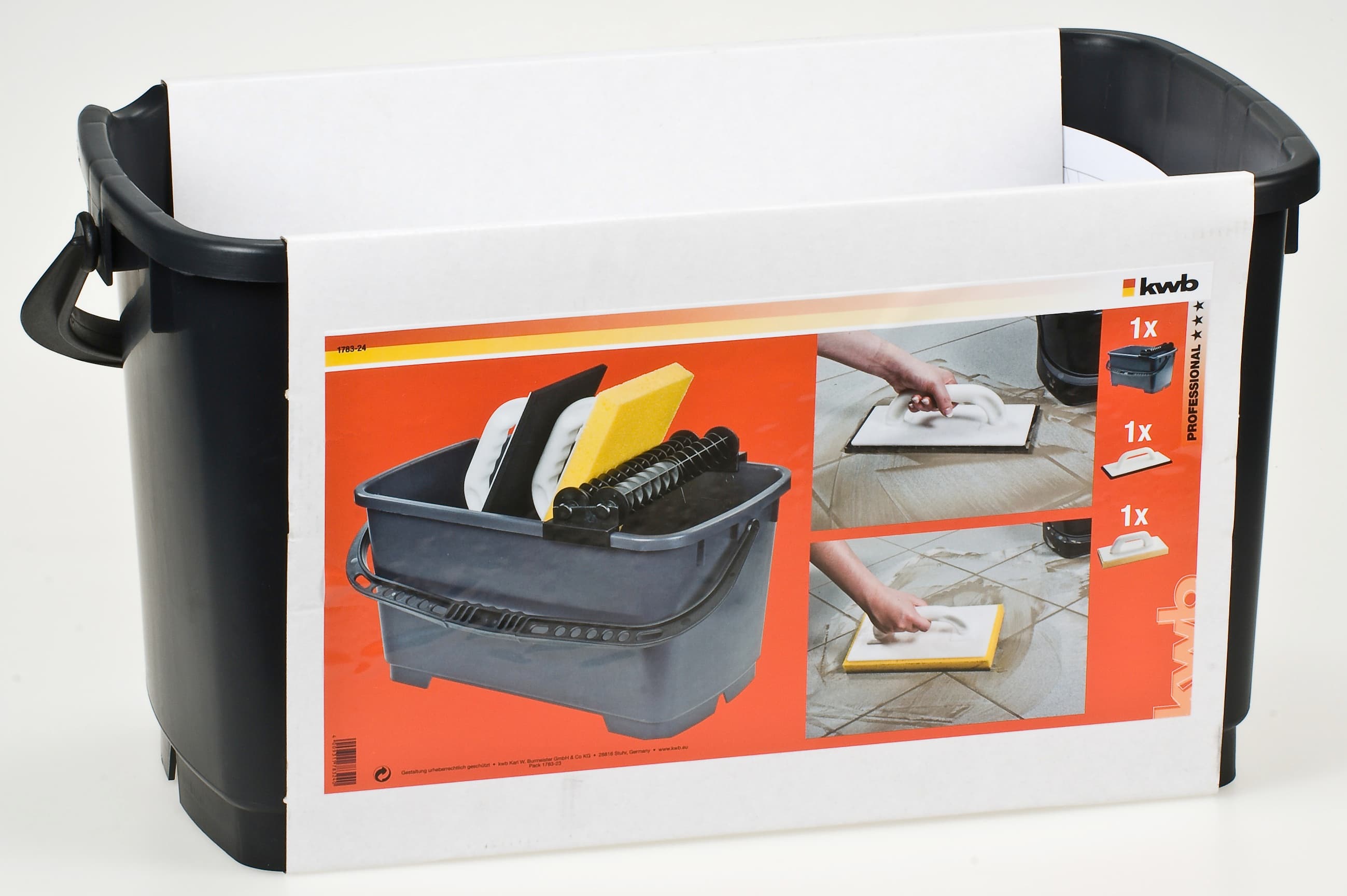  KWB 49178324 set za čišćenje pločica, kanta 24l, 3 dela - slika 4