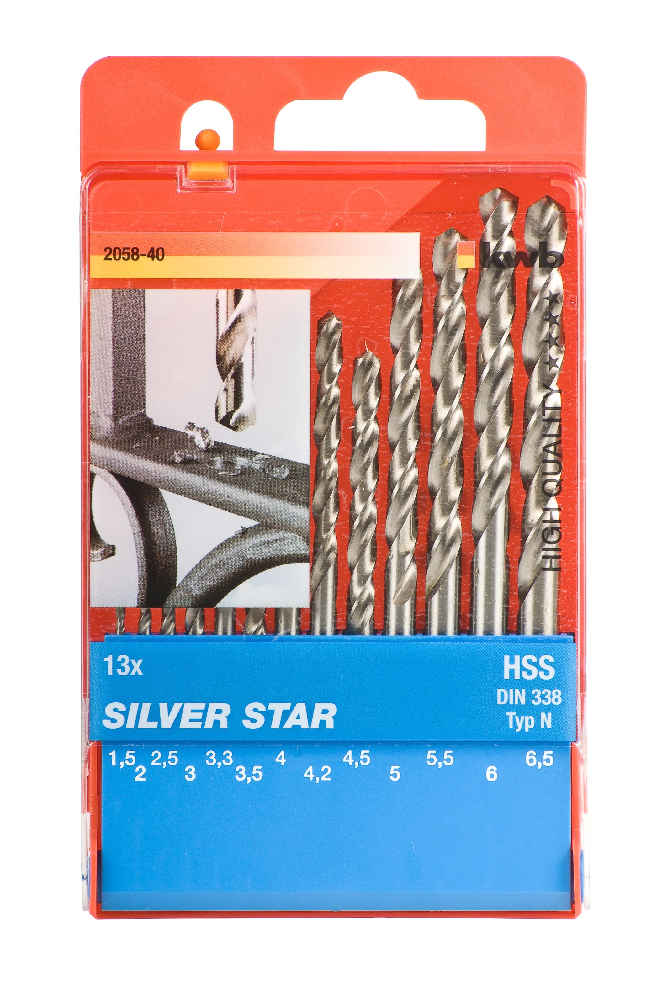  KWB 49205840 HSS-G set burgija 13 kom. 1,5-6,5