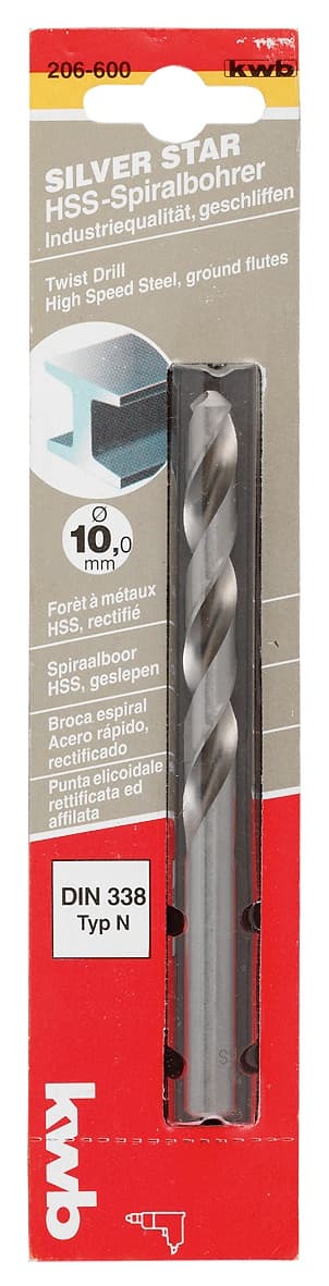  KWB 49206540 Silverstar burgija za metal 4.0, DIN 338, brušene