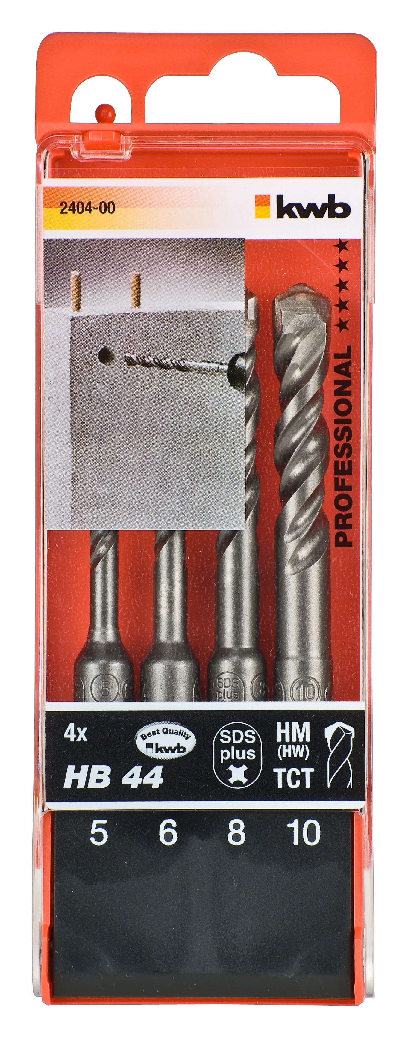  KWB 49240400 Profi HB44 SDS plus set burgija 4/1 | 50/110 5/6/8/10