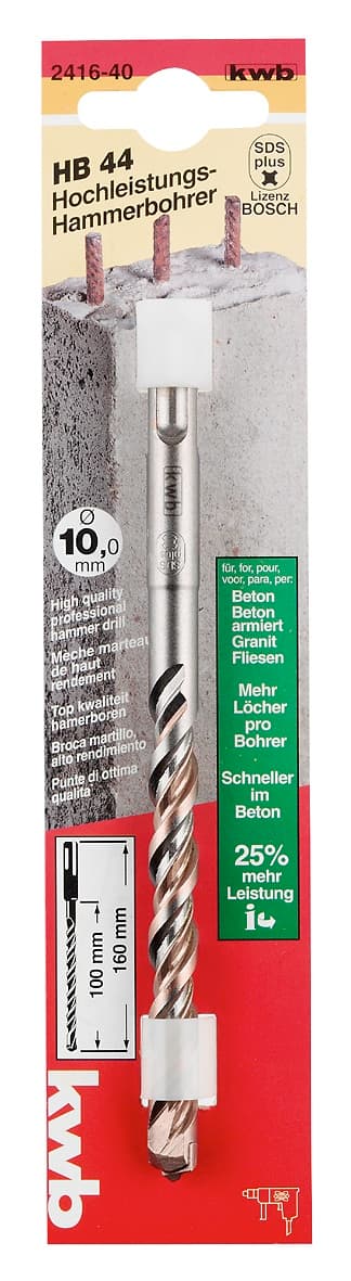 KWB 49241636 Profi HB44 SDS plus burgija 6, 100x160, za beton