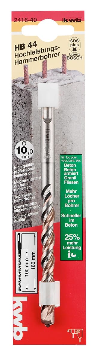  KWB 49241695 Profi HB44 SDS plus burgija 6,5 x 160, za beton