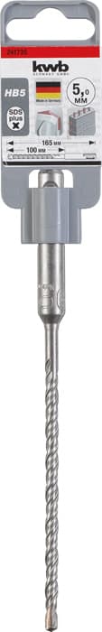  KWB 49241735 SDS-Plus burgija 5,0 x 160 HB44 za beton - slika 5
