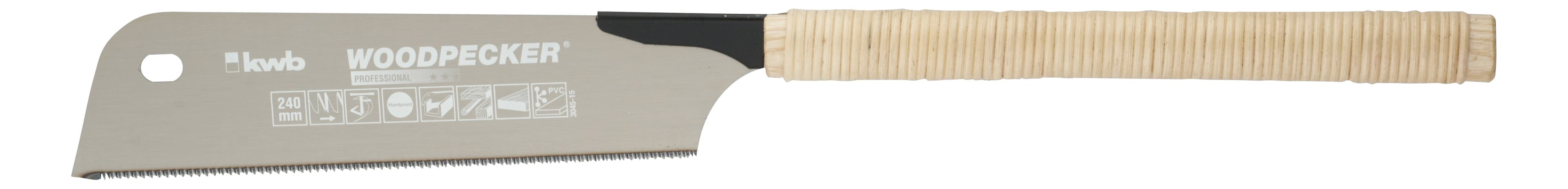  KWB 49304515 japanska ručna testera 240 mm 15T.