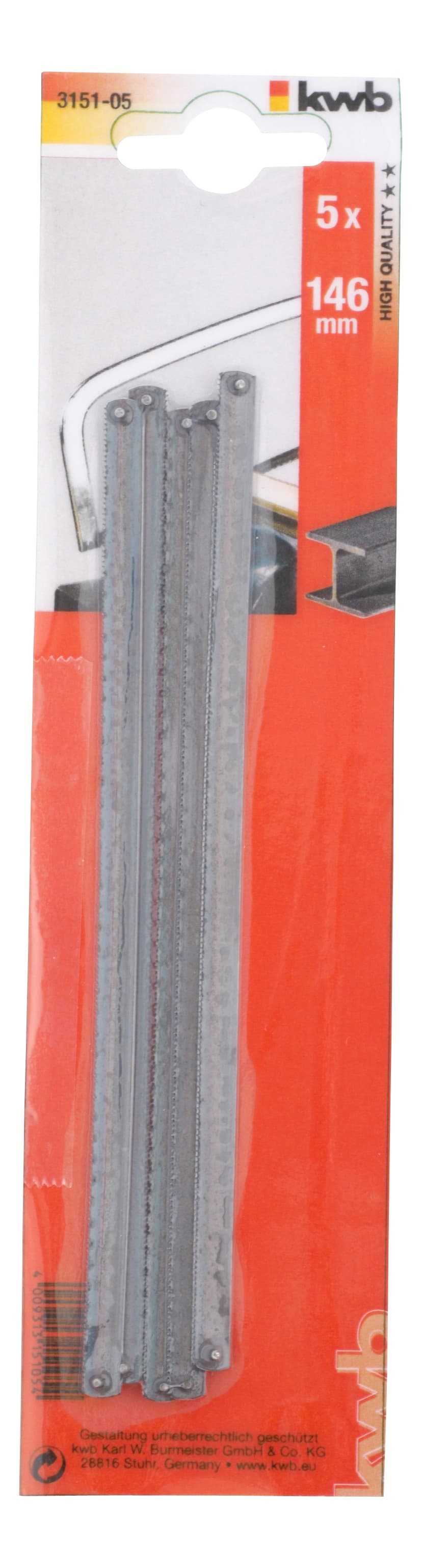  KWB 49315105 Set reznih listova za testeru 150 5/1, za metal