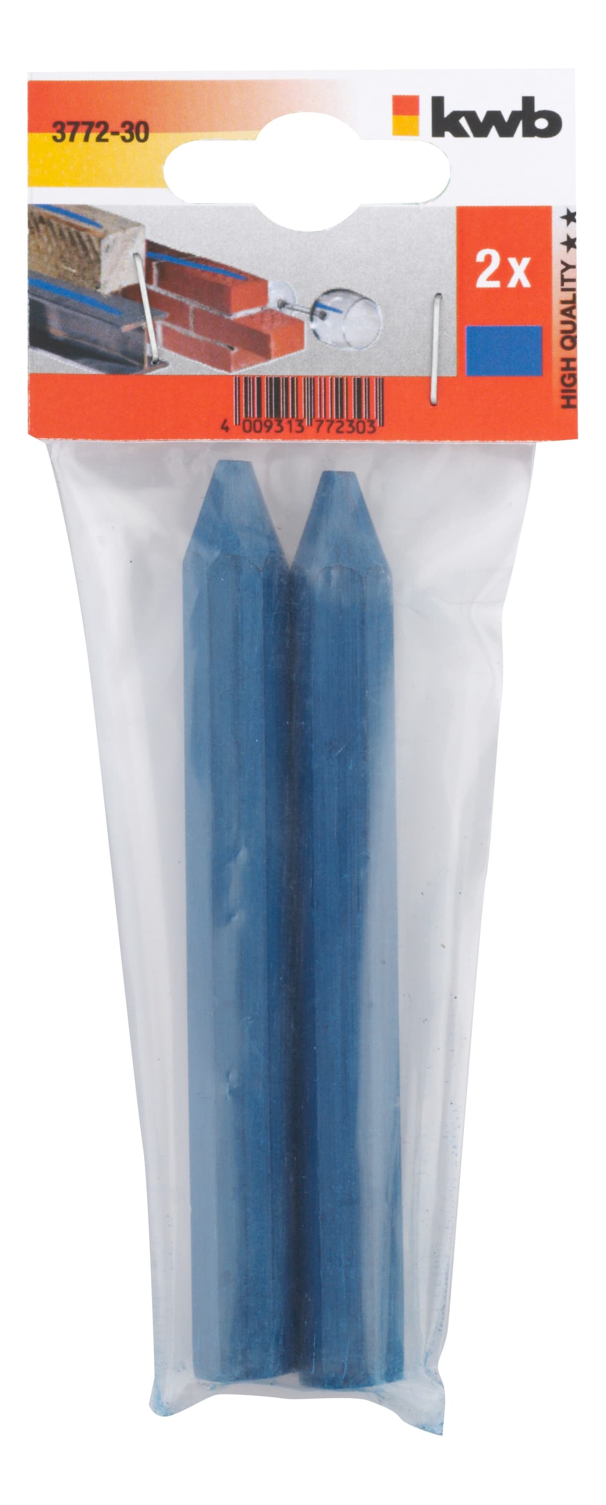  KWB 49377210 kreda za obeležavanje, žuta, 2 komada