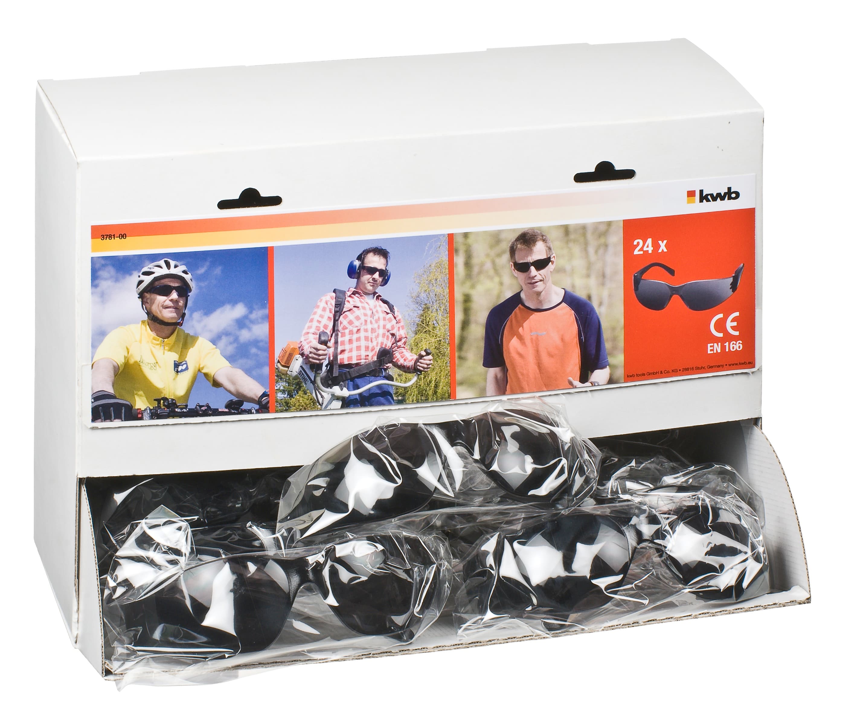  KWB 49378100 tamne zaštitne naočare - slika 2