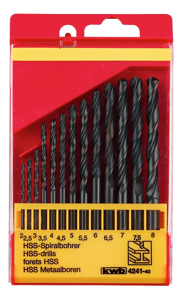  KWB 49424140 HSS set burgija za metal, 2-8mm, 13 kom - slika 2