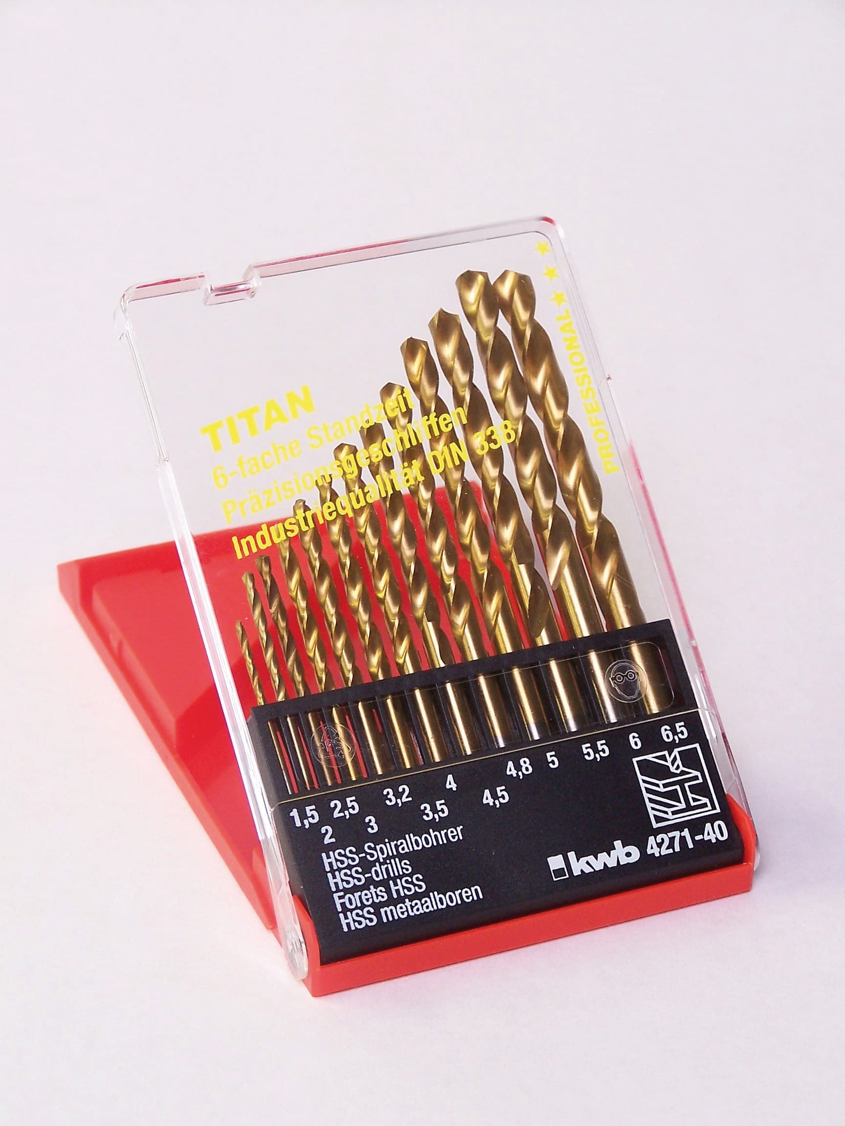  KWB 49427140 Titan HSS set burgija 1.5-6.5 13/1 | za metal, DIN 338 - slika 2