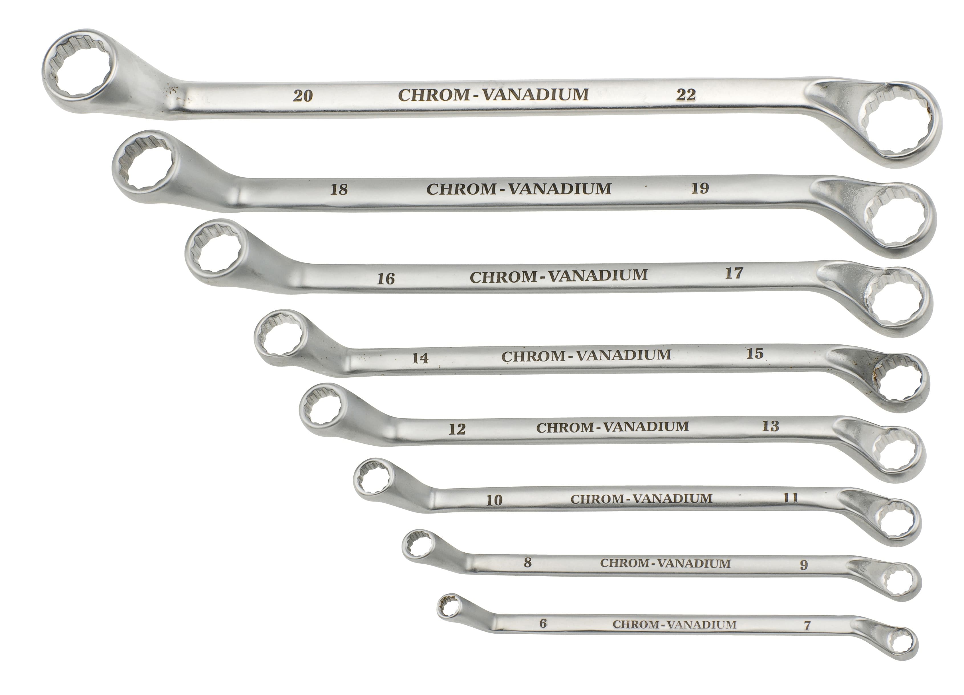  KWB 49440300 Set krivo-okastih ključeva 6-22, 8/1 | CrV, DIN 838