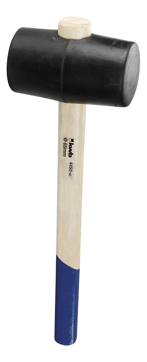  KWB 49445050 Gumeni čekić 54mm, crni | DIN 5121, sa drvenom drškom