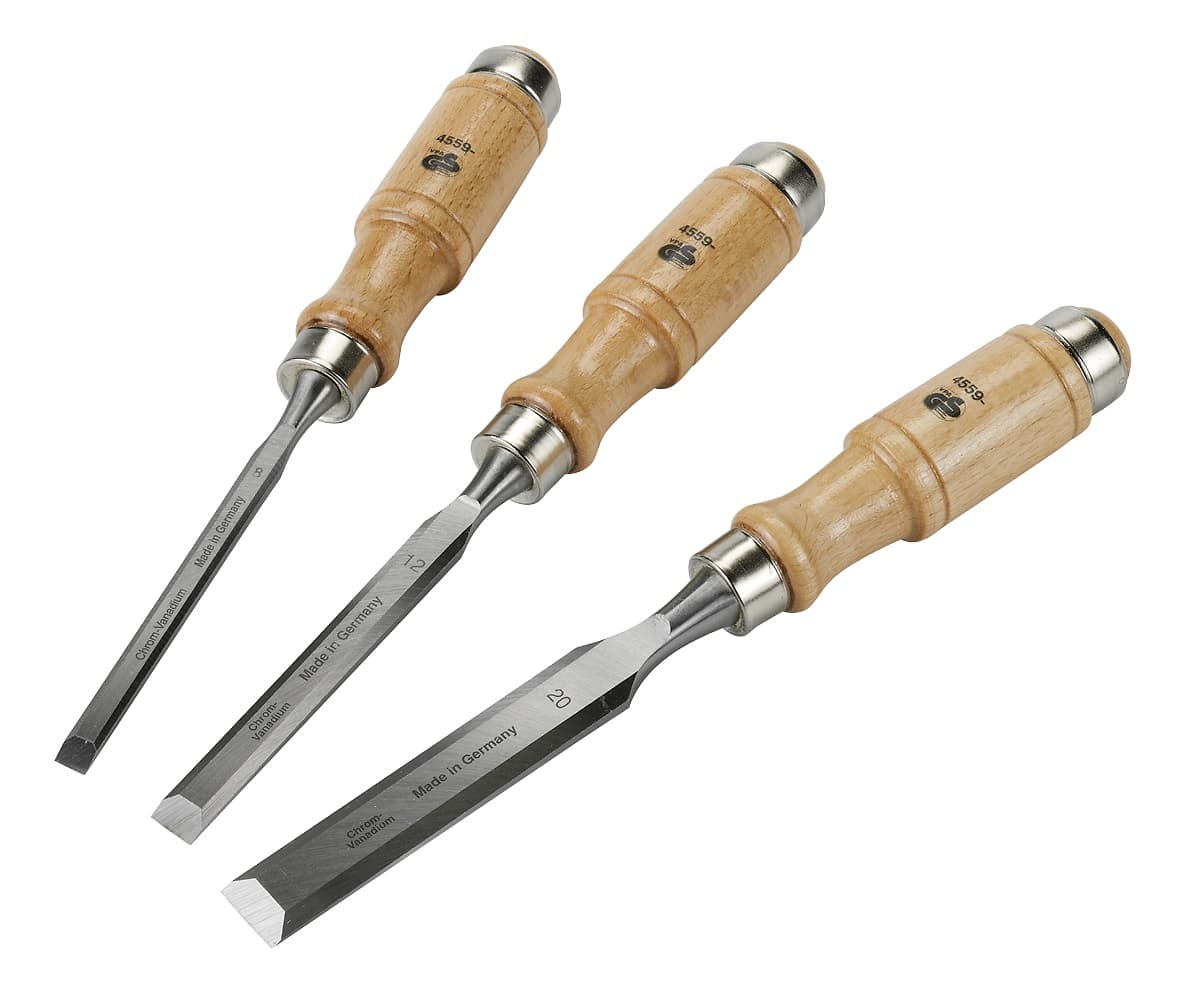  KWB 49455900 Set dleta za drvo, 3/1 | 8/12/20, sa drvenom drškom