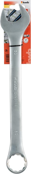  KWB 49460230 Viljuškasto-okasti ključ 30 | CrV , DIN 3113 A