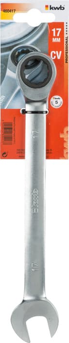  KWB 49460417 Kombinovani ključ krckalica 17 | CrV, viljuškasto-okasti