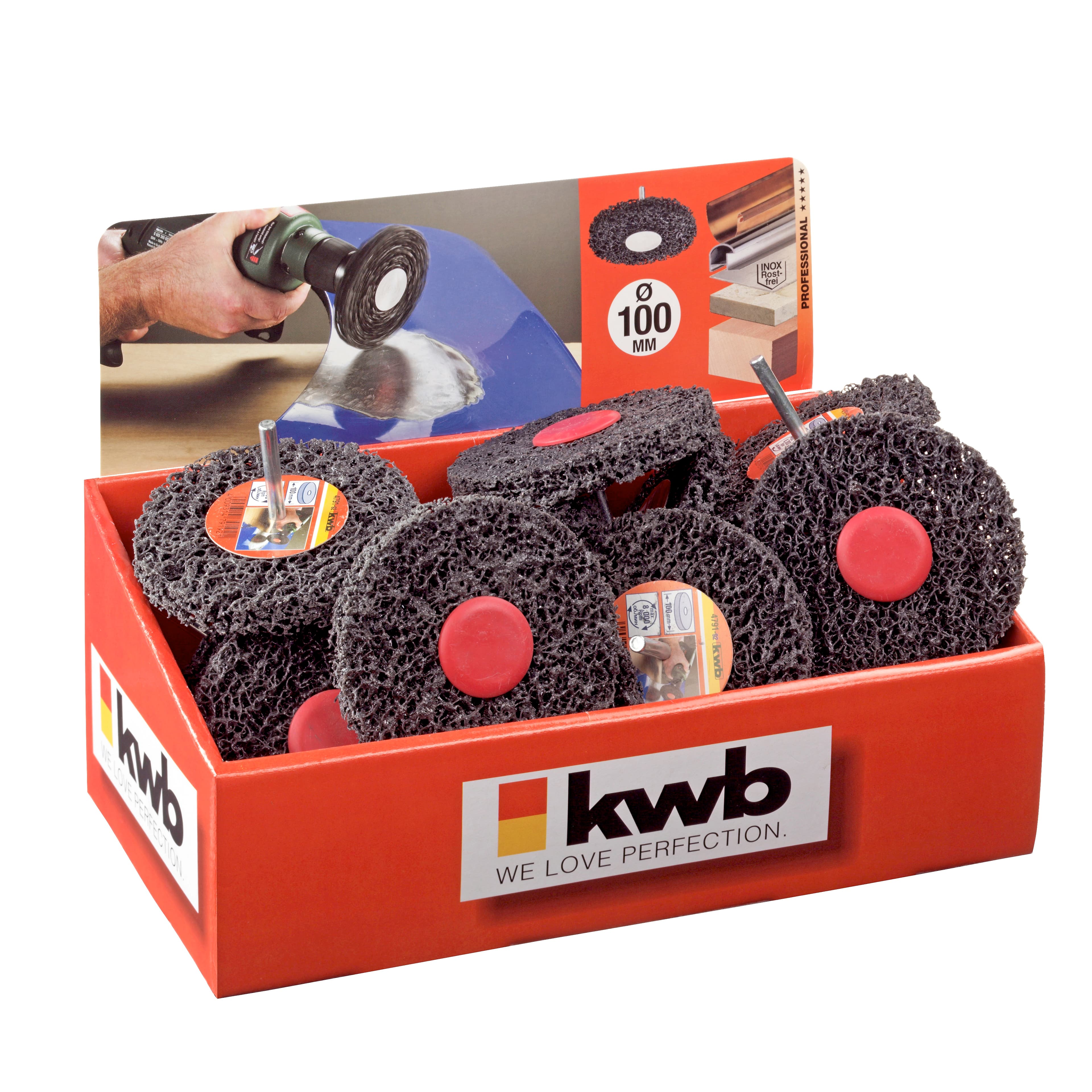  KWB 49479192 disk za čišćenje 100 mm, za bušilicu - slika 2