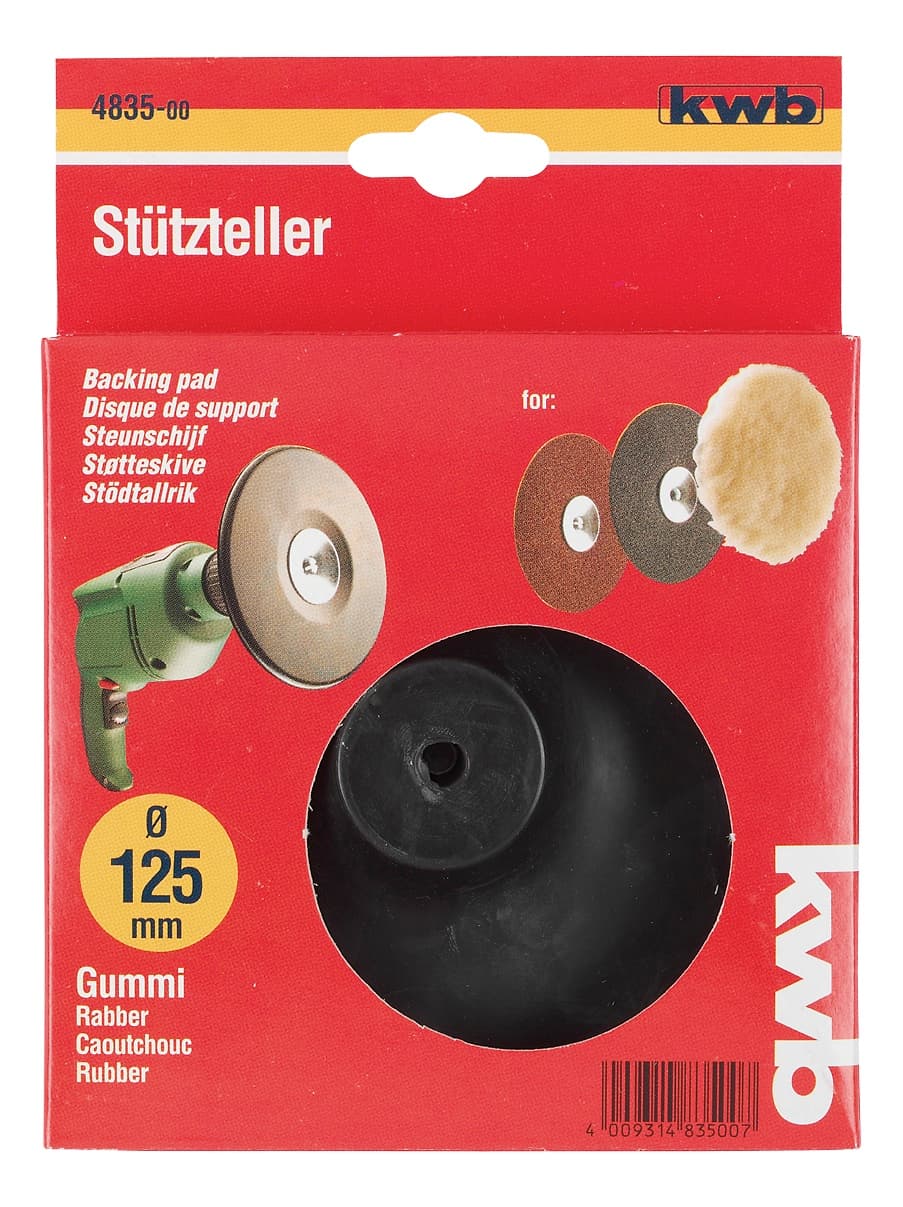  KWB 49483500 Gumeni disk 125mm, dodatak za bušilicu - slika 2