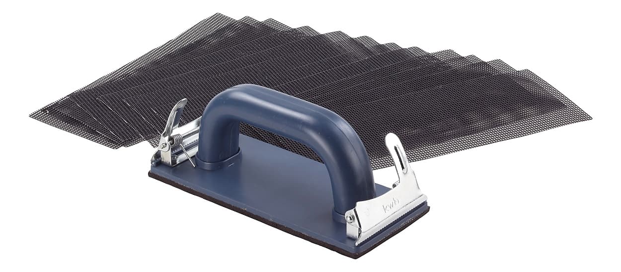  KWB 49484250 Nosač sa 12 mrežastih brusnih papira Set | 93x230