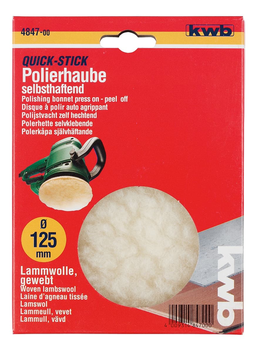  KWB 49484700 Quick-Stick runo za poliranje, 125mm - slika 2