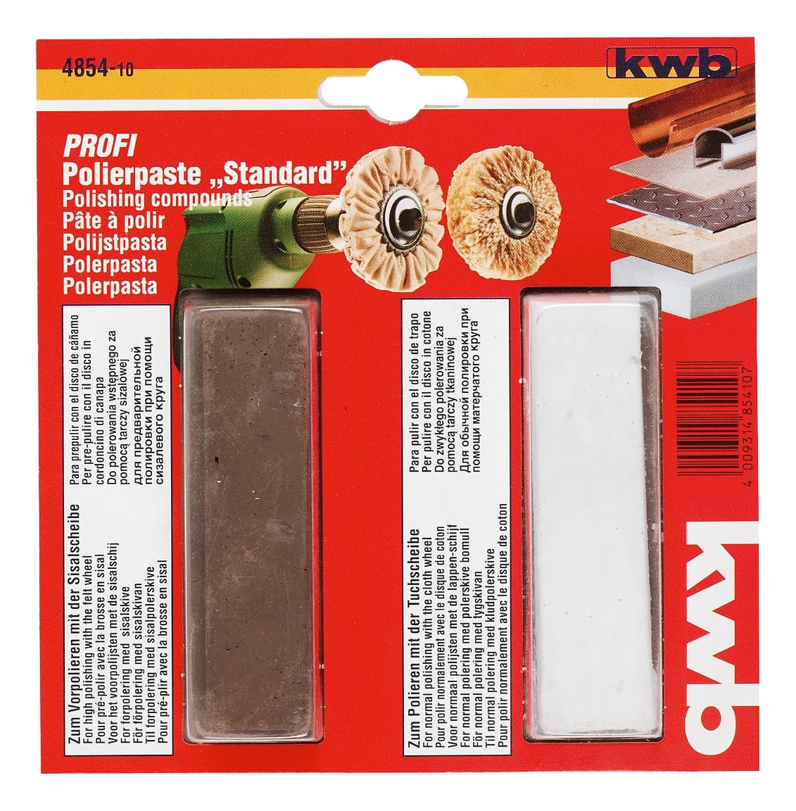  KWB 49485410 pasta za poliranje automobila, 2 dela