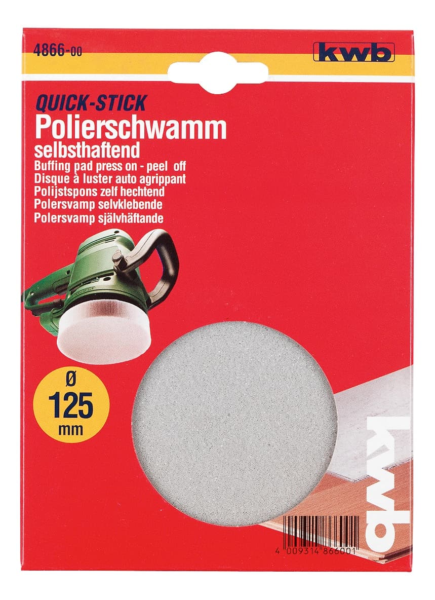 KWB 49486600 Quick-Stick sunđer za poliranje, 125mm - slika 2